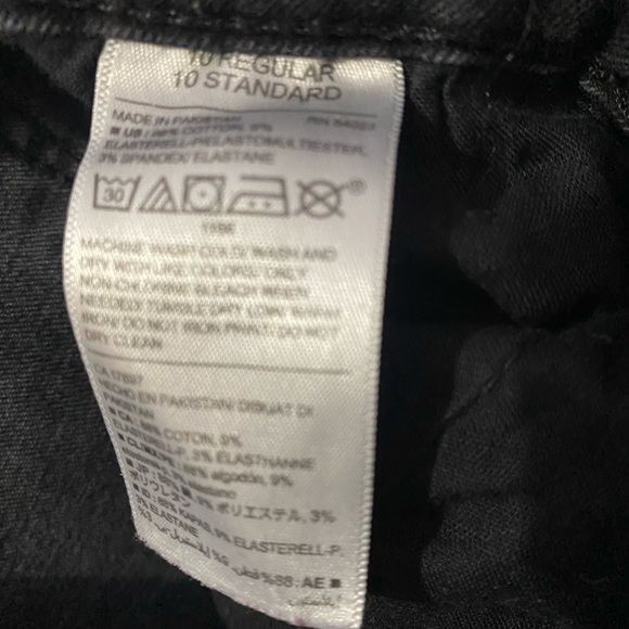 Upcycled Size 10 Old Navy Rockstar Skeleton Jeans - Picture 3 of 5